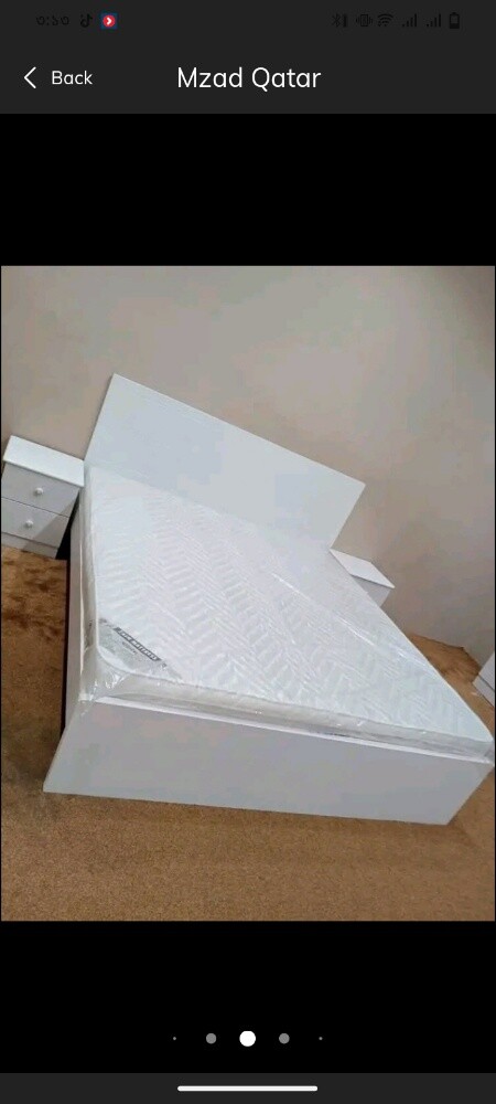 سرير مزدوج مع مرتبة للبيع - 5