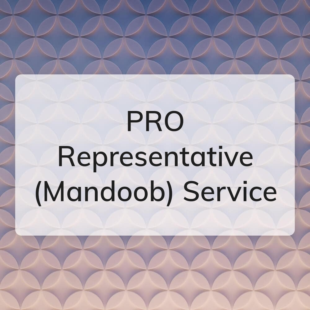 PRO Representative(Mandoob) Service - 3