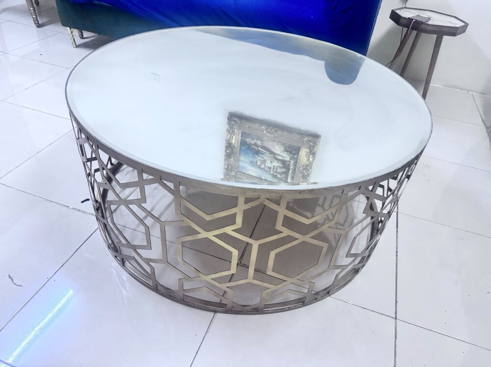 طاولة بزجاج مقوى - 1