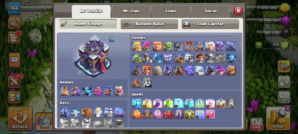 For Sale TH15 90% maxed - 2