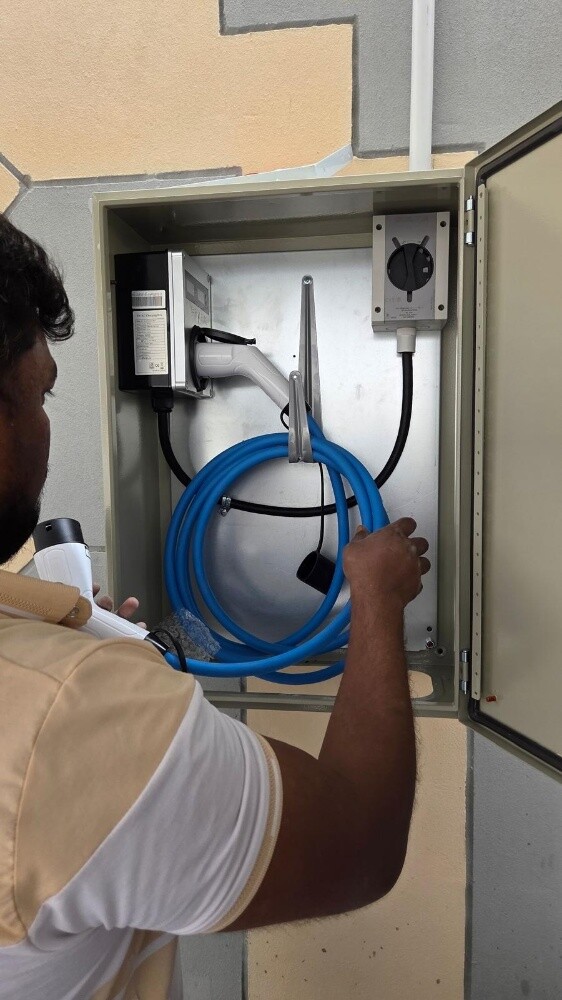 Electric car charger installation - 6