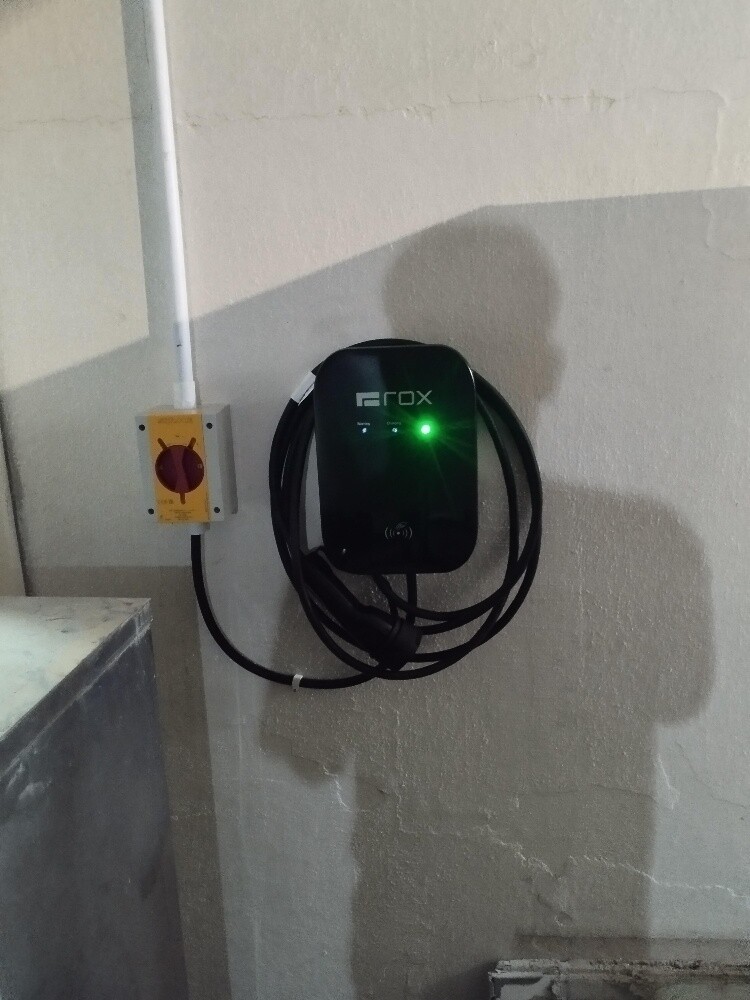 Electric car charger installation - 2