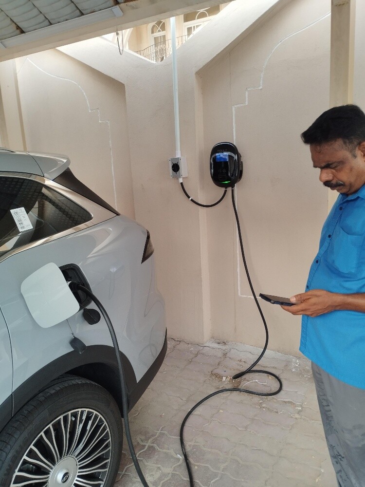 Electric car charger installation - 3