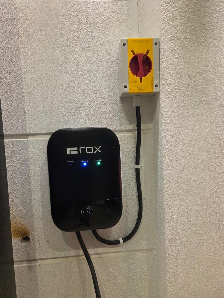 Electric car charger installation - 4