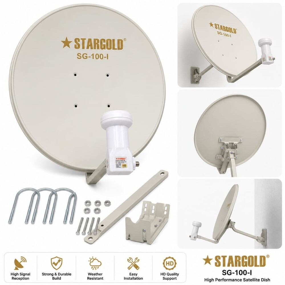 Dish Installation, Dish Set up. - 4