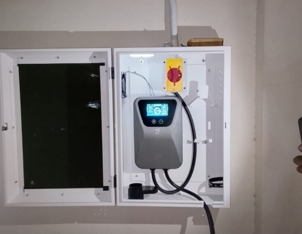 electric car charger installation - 1