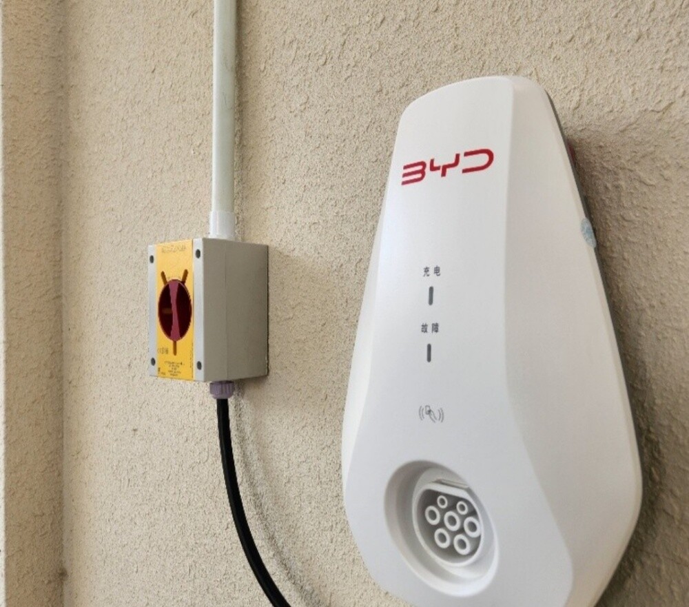 electric car charger installation - 2