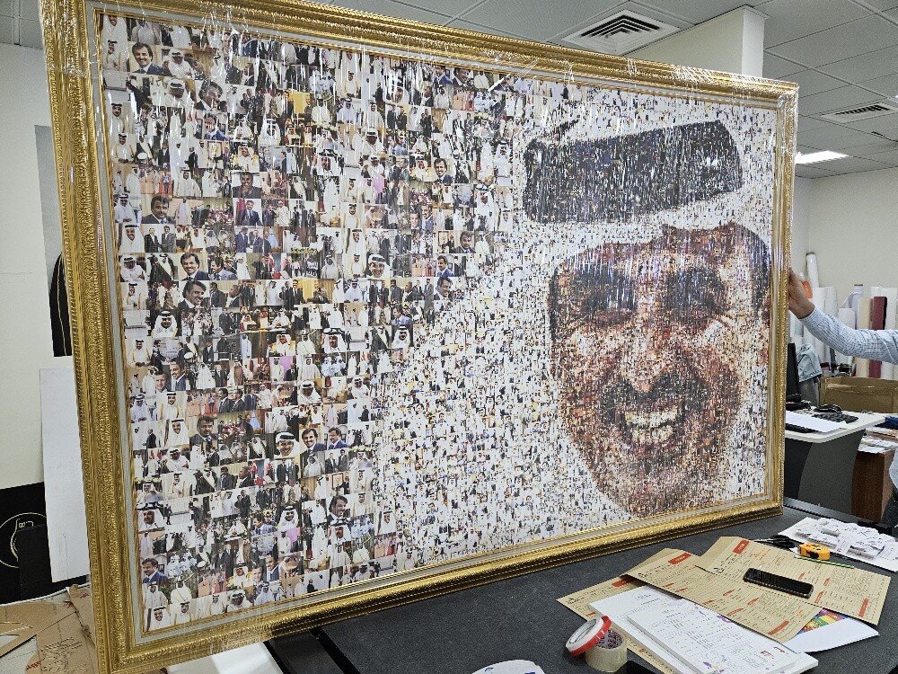 لوحة فاخرة لسمو الشيخ تميم - 3