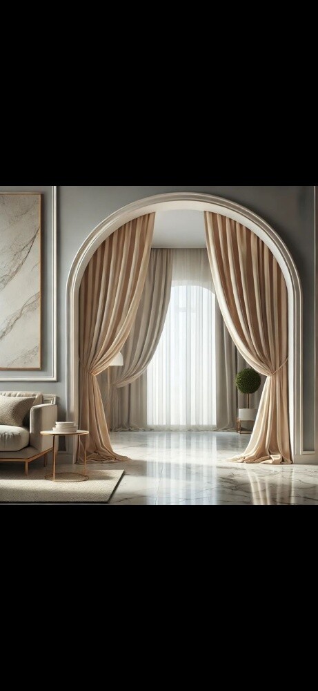 New luxury model waby Window Curtai - 7