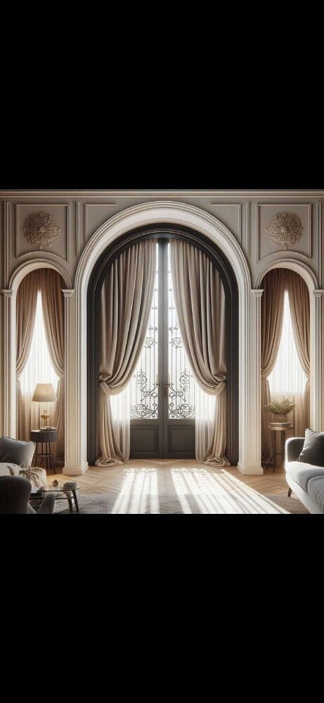 New luxury model waby Window Curtai - 5