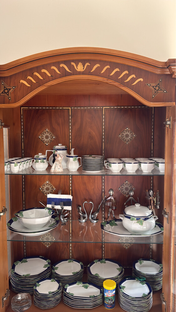 Dining table 4 pieces with pearl - 15