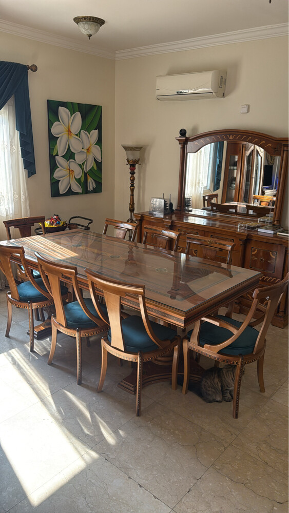 Dining table 4 pieces with pearl - 3