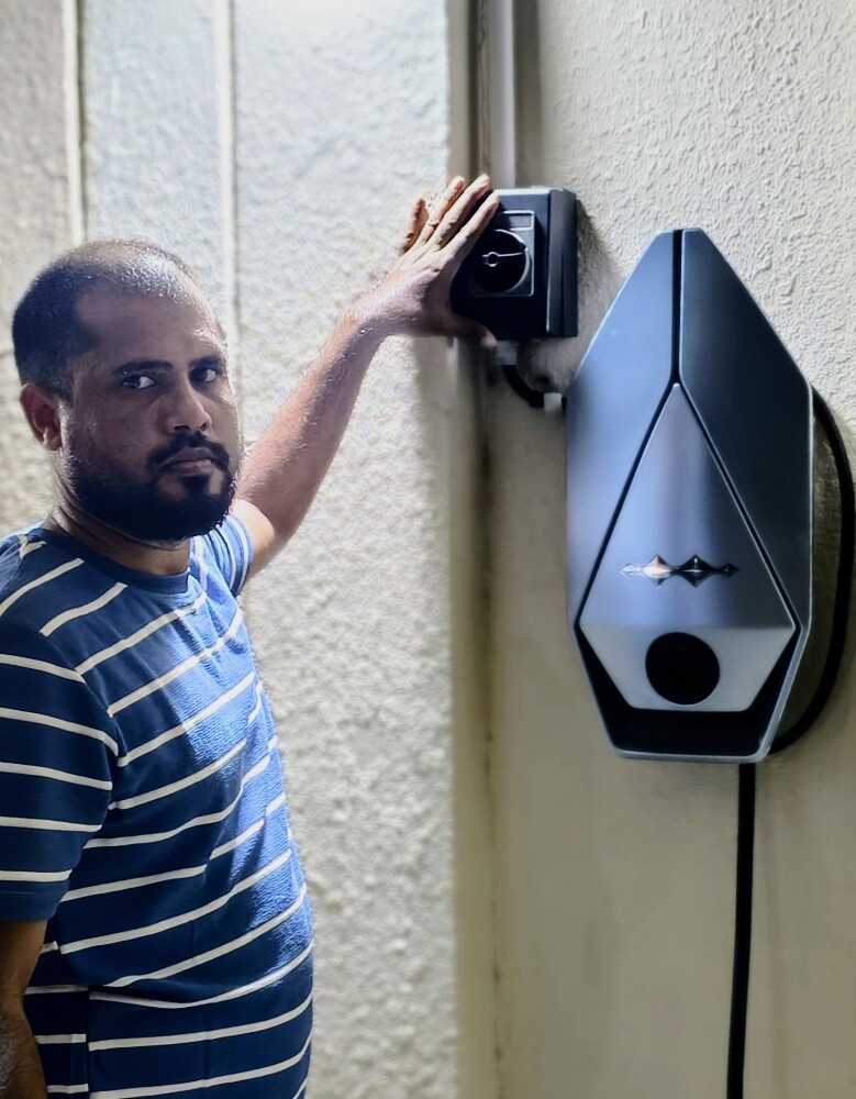 All Ev charger installation in qatr - 1