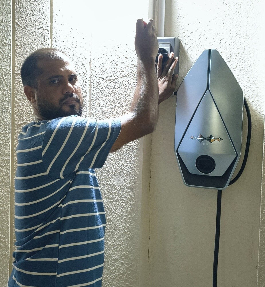 All Ev charger installation in qatr - 2