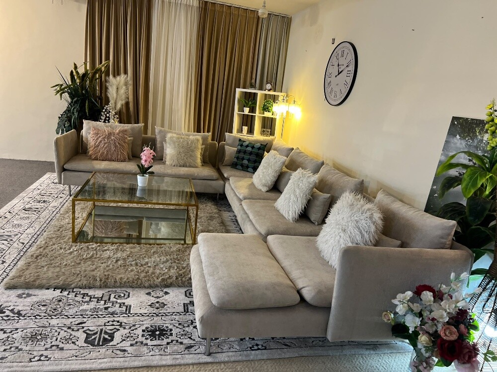 Ikea brand luxurious U shape sofa - 6