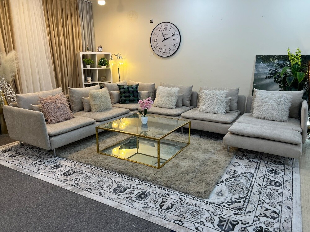 Ikea brand luxurious U shape sofa - 5