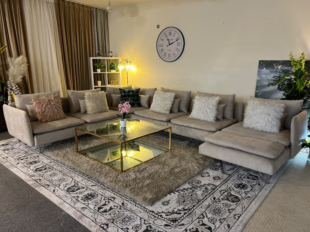 Ikea brand luxurious U shape sofa - 2