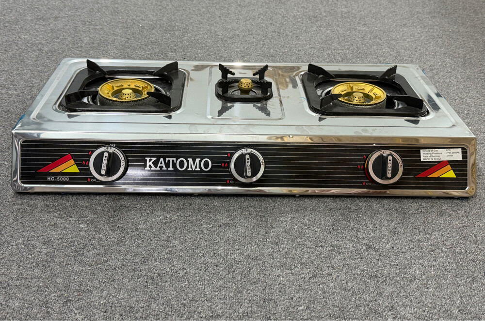 Katomo 3-Burner Gas Stove in Excell - 4