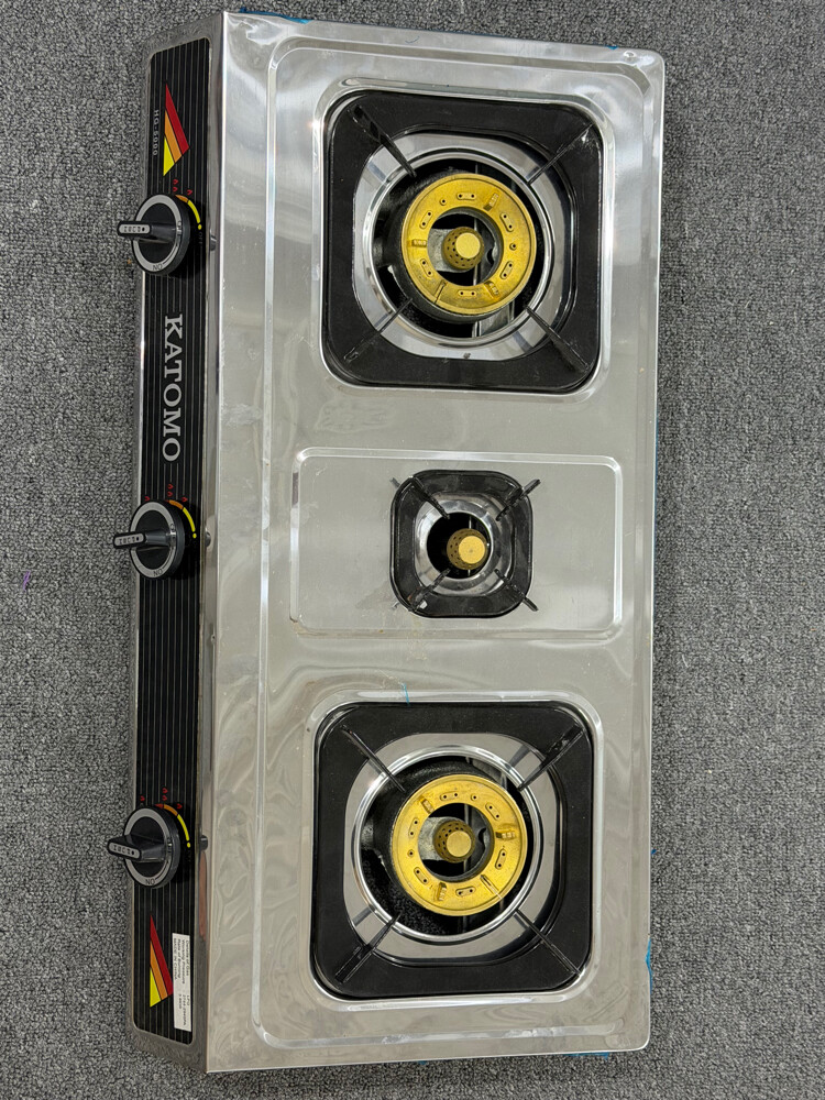 Katomo 3-Burner Gas Stove in Excell - 1