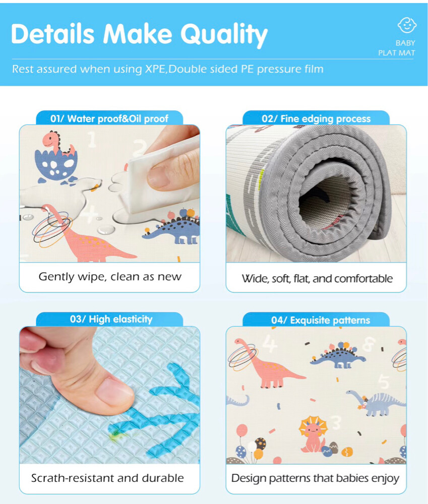 baby crawling mat premium - 3