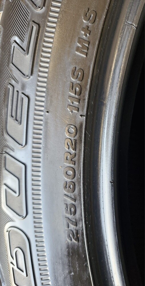 275/60/20"Bridgestone Tyre - 4