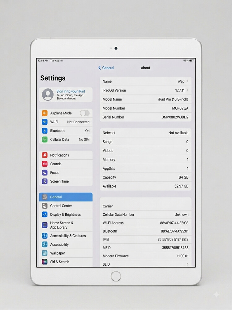 ipad pro 10.5 inch 64 GB WiFi  - 1