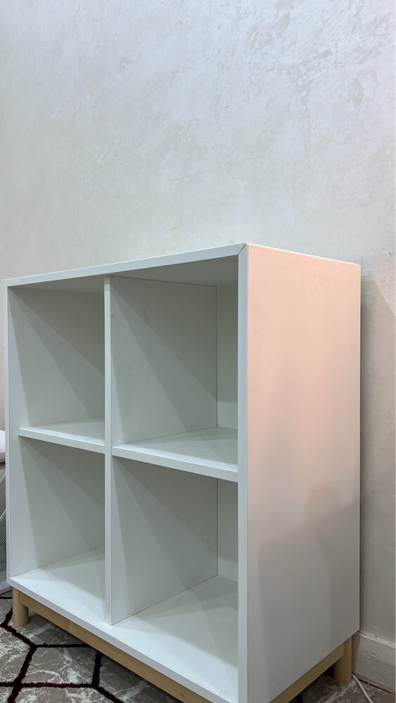 White 4-Cube Storage Unit - 2