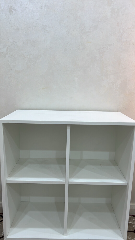White 4-Cube Storage Unit - 3