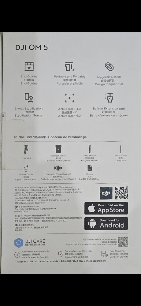 DJI OM 5
The DJI OM 5 i - 2