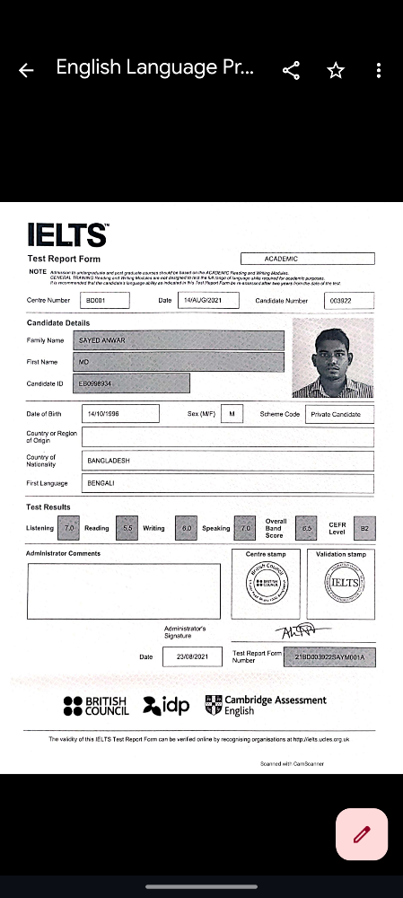 IELTS Preparation Course - 1