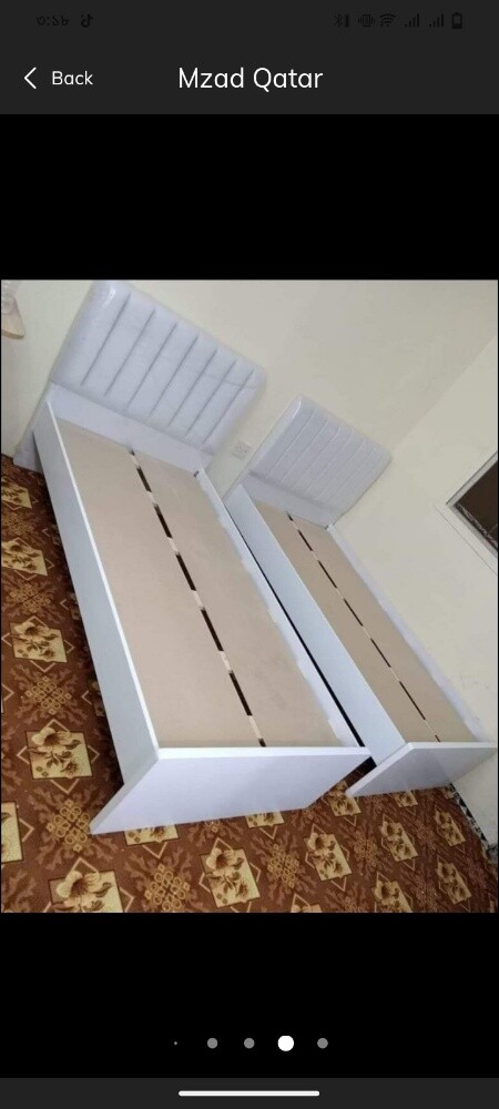 سرير مزدوج مع مرتبة للبيع - 6