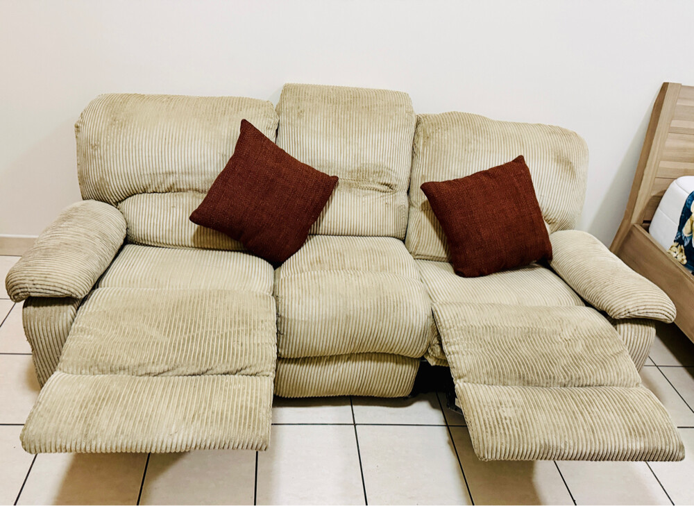Home Cen 3 Seater Recliner Sofa  - 5