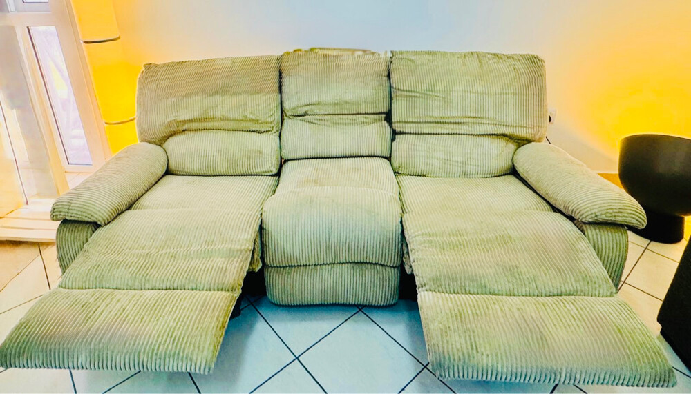 Home Cen 3 Seater Recliner Sofa  - 4
