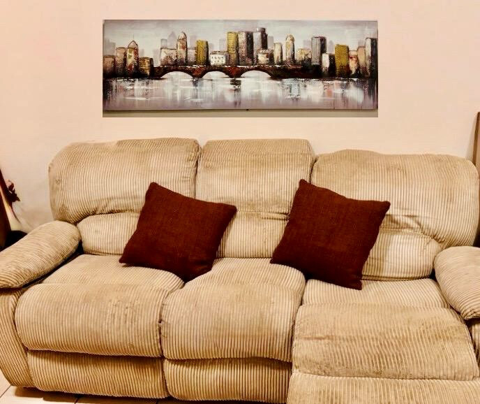 Home Cen 3 Seater Recliner Sofa  - 3