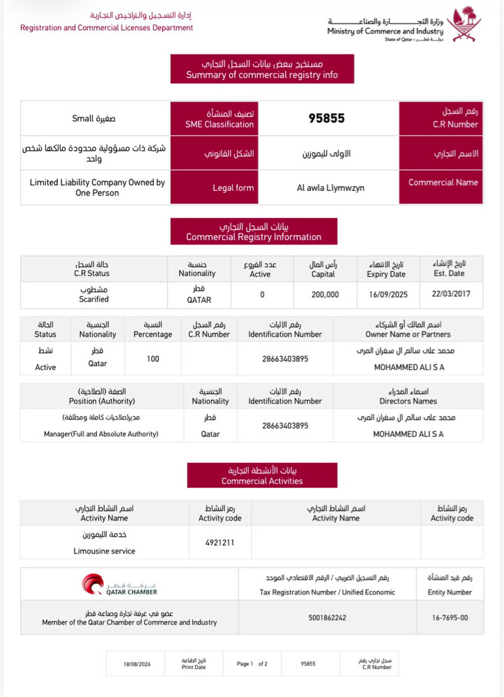 للبيع سجلات تجارية قديمة - 2