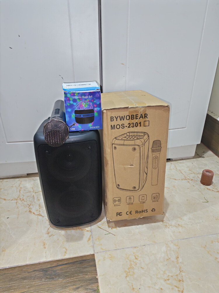 karaoke Microphone+ LED mini Magic - 2