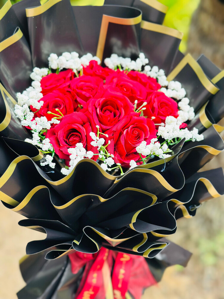 flower bouquet and chocolate bouque - 2