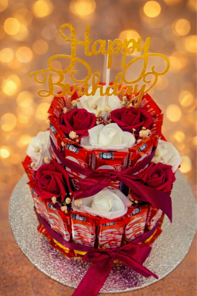 flower bouquet and chocolate bouque - 11