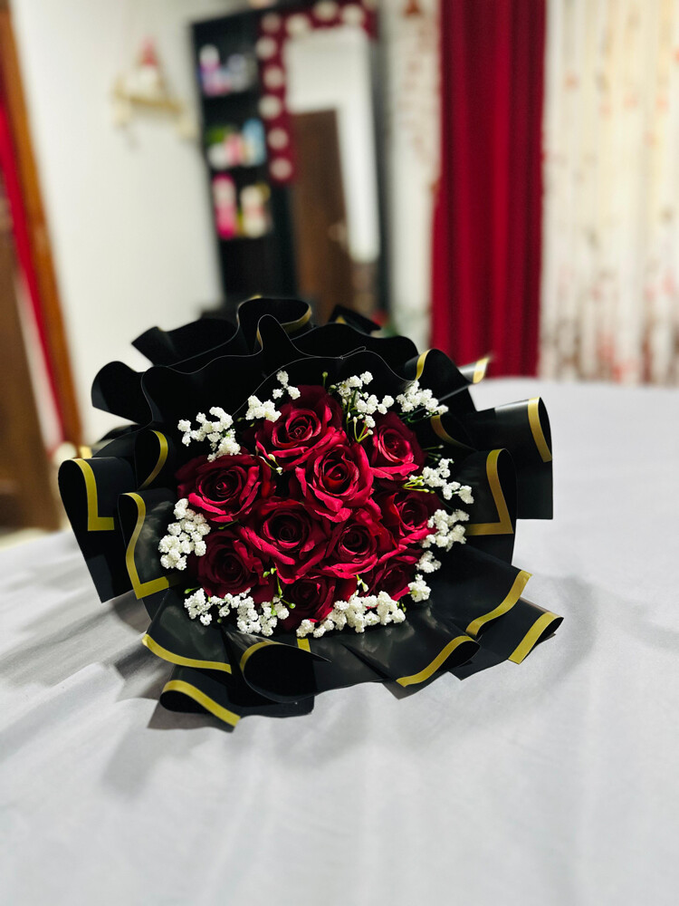 flower bouquet and chocolate bouque - 3