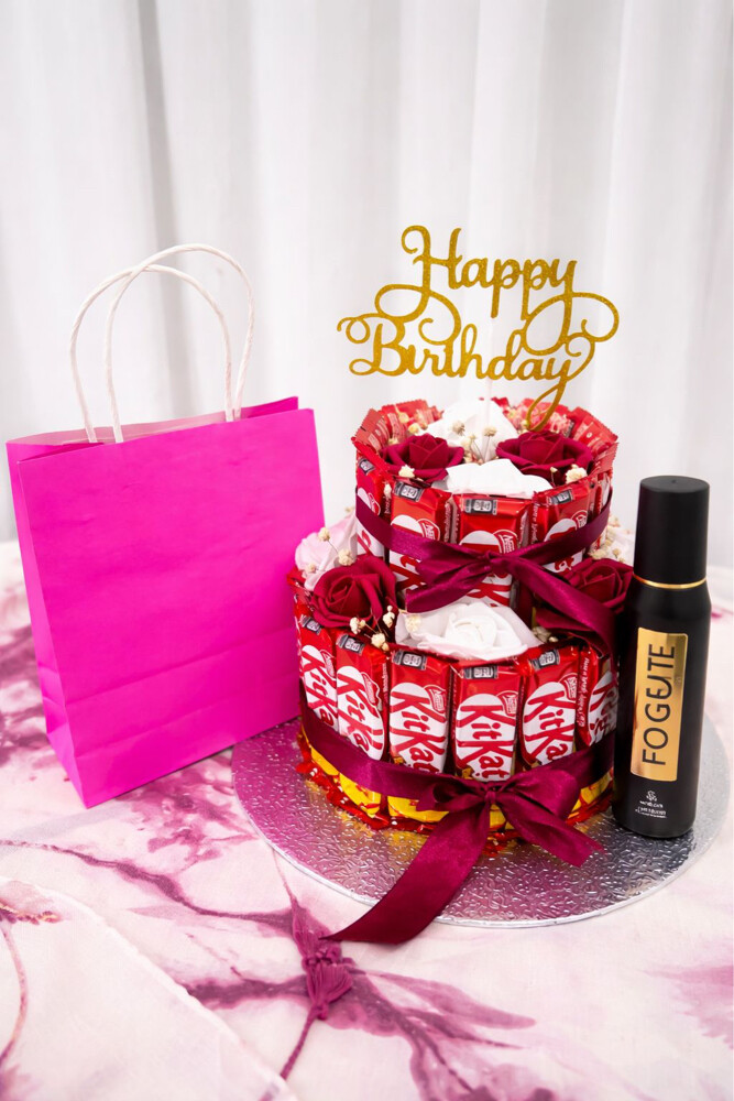 flower bouquet and chocolate bouque - 12