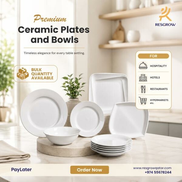 Ceramic Plates and Bowls - 1