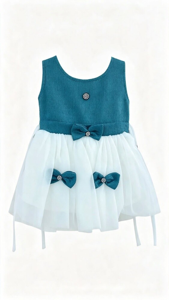 Kids Floral Party Dress - 3