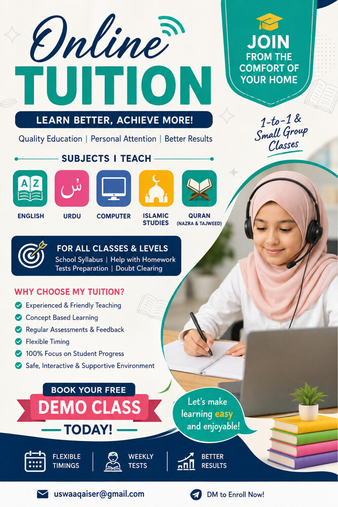 Professional Female Tutor - 1