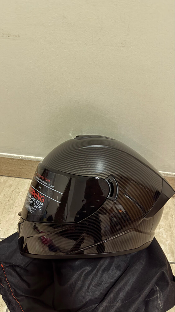 small full black helmet - 3