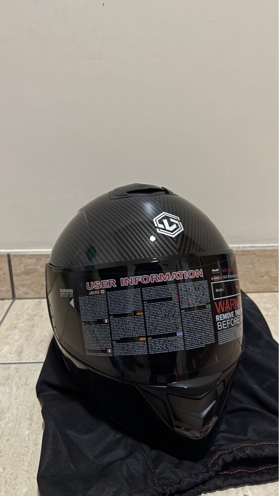 small full black helmet - 4