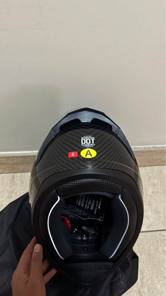 small full black helmet - 2