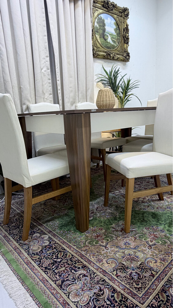 New dining table with 6 chair  - 16