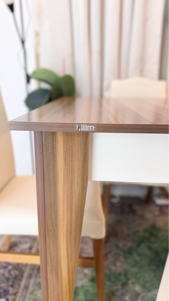 New dining table with 6 chair  - 12