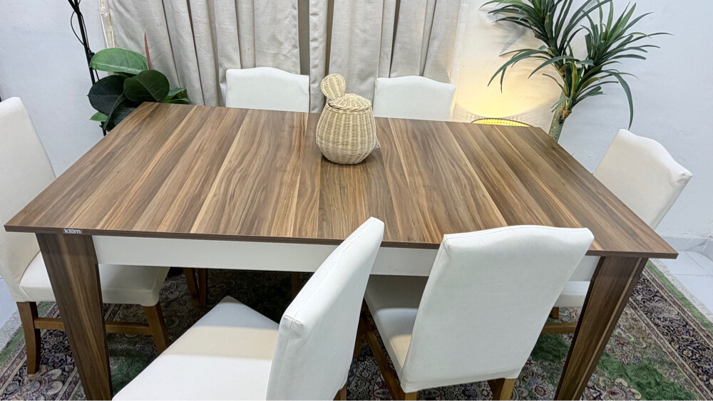 New dining table with 6 chair  - 18