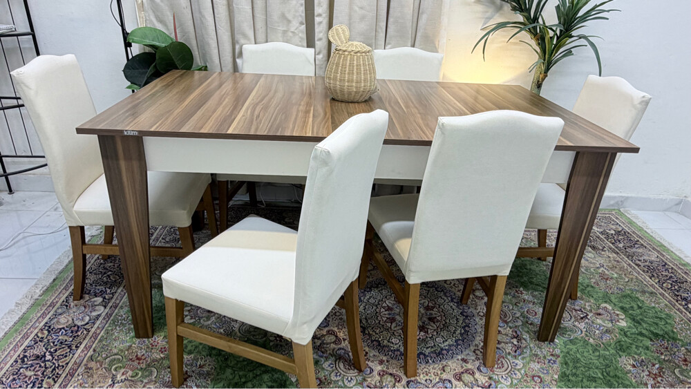 New dining table with 6 chair  - 15